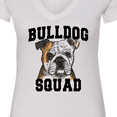 thumbnail image 4 of Inktastic Dog Bulldog Squad Women's V-Neck T-Shirt, 4 of 5