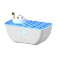 thumbnail image 3 of Difusor de aroma con forma de barco, silencioso, 7 luces de colores, 300 ml, humidificador de aire Blanco, 3 of 9