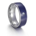 thumbnail image 2 of Smart NFC Ring Unlock Quick Start App All Round Sensing Technology Wearable Metal Ring for IOS System Purple 11, 2 of 4