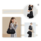 thumbnail image 5 of Nuevo bolso de mujer, bolso de hombro, bolso de mensajero portátil para mujer, fácil de combinar, de cuero suave lavado ER, 5 of 5