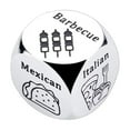 thumbnail image 2 of Food Dice, Stocking Stuffers for Women Men Adults, White Elephant Gifts for Women Men Adults Anniversary Steel Food Decision Dice Valentines Day Gifts for Couples Girlfriend Boyfriend Wife Husband, 2 of 3