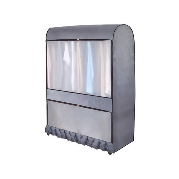 Floepx Home Clear Wardrobe Dust Cover Clothes Cover Clothing Rack Dust