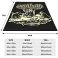 thumbnail image 5 of Acid Music Bath Flannel Blanket Air Conditioning Blanket Nap Blanket Sofa Throw Blanket Throw Blankets 60"X50", 5 of 6