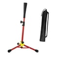 thumbnail image 1 of Almencla Batting Tee Adjustable Portable Sturdy for Women Men Players Adults Red, 1 of 8