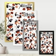 thumbnail image 4 of Designart 'Modern Flower In Red Blue and Orange' Bohemian & Eclectic Framed Art Print, 4 of 4