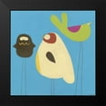 thumbnail image 2 of Vess, June Erica 15x15 Black Modern Framed Museum Art Print Titled - Feathered Friends III, 2 of 5