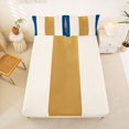 thumbnail image 5 of Homewish Vintage Vertical Lines Bed Sheets,Contemporary Stripe Full Size Sheets,Blue,4-Piece,1 Flat Sheet, 1 Fitted Sheet and 2 Pillowcases, 5 of 6