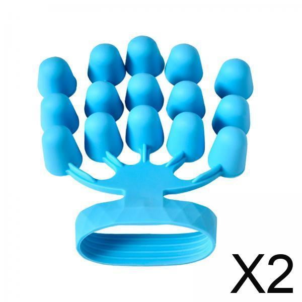 Pinza para dedos,Ejercitador de dedos Fortalecedor de manos para fortalecer,Agarre manual para estirar los dedos del antebrazo de los guitarristas,Banda de resistencia ajustable para fitness en