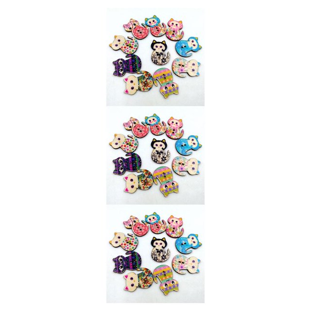 Bearachild 50 botones de de animales mixtos para artesanías de colección de recortes DIY ropa de bebé niños accesorios de costura decoración de Type3 NO3 Bearachild CBP009492