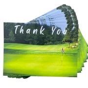 Golf Funeral Sympathy Thank You Cards with Envelopes (24 Pack)
