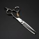 thumbnail image 3 of Tijeras profesionales para cortar el cabello de 6 pulgadas con mango ergonómico y apoyo para los dedos, acero inoxidable., 3 of 5