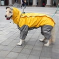 thumbnail image 2 of Chubasquero amarillo para perros con capucha desmontable, abrigo con cordón, 10 tamaños oso de fresa  Hogar, 2 of 3