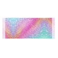 thumbnail image 4 of Rateoe Fun Rainbow Pink Women's Traditional Scarf Wrap Tassel Shawl Fringes Neck Head Shawl Retro Scarf, 4 of 8