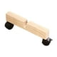 thumbnail image 2 of Soporte para mampara de privacidad, pies divisorios de ambientes, partición, base de madera, habitación de madera Marrón, 2 of 9