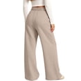thumbnail image 6 of ITSAME Girls Wide Leg Sweatpants Bow Print High Waisted Loose Fit Fall Winter Casual Trousers with Pockets Size 11, 6 of 6