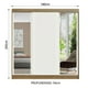 thumbnail image 3 of Ropero Closet Madesa Reno 3 Puertas Corredizas 2 con Espejos, 3 of 10