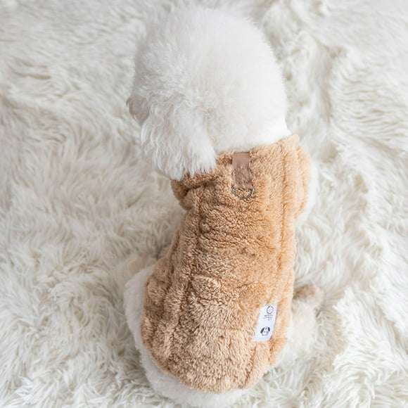 SIfdSeng Dog Shirt for Large Dogs Warm Small and Medium Sized Dog Autumn and Winter Clothes Can Dog Clothes Teddy Bear Pet Clothes Dog Shirts for Women Funny Designer Pet Clothes