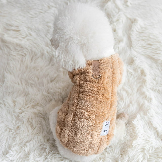 SIfdSeng Dog Clothes for Small Dogs Valentines Small and Medium Sized Dog Autumn and Winter Clothes Can Dog Clothes Teddy Bear Pet Clothes Dog Clothes for Large Dogs Girl
