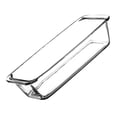 thumbnail image 3 of 1Pc Household Baking Pan Tempered Glass Plate Rectangular Salad Bowl (White), 3 of 5