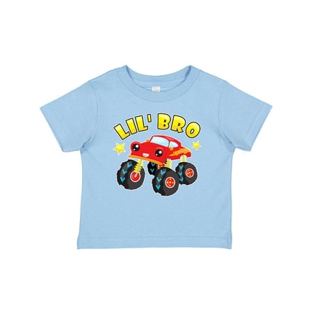 

Inktastic Monster Truck Little Bro Gift Baby Boy T-Shirt