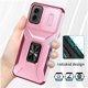 thumbnail image 5 of Funda para GANGXUN Motorola Moto G 5G 2024 - Soporte metálico, Función magnética, Rosa, 5 of 5