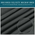 thumbnail image 3 of PiccoCasa Soft Microfiber Fitted Sheet Large Pocket, King Dark Gray, 3 of 7