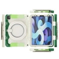 thumbnail image 5 of Drop Proof Rugged Case for Apple iPad Pro 11 Inch (3rd Generation 2021/ 2nd Gen 2020/ 1st Gen 2018 Tablet) - Heavy Duty Protection Shockproof Hard Case with Handle / Stand (Rainbow Green), 5 of 7