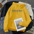 thumbnail image 2 of Fesfesfes Women Hooded Casual Long Sleeve Hooded Printed Ladies Sweatshirt Tops, 2 of 4