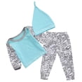 thumbnail image 1 of Set/3 Piezas Conjunto de Ropa de Bebé Recién Nacido Sombrero de Pantalones de de Ropa de Niños 0-24 18-24 meses Hugo Niño Pantalones Set, 1 of 10