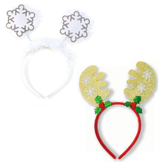 Diademas navideñas LIUYMXG para mujeres, niñas y niños estilo 3