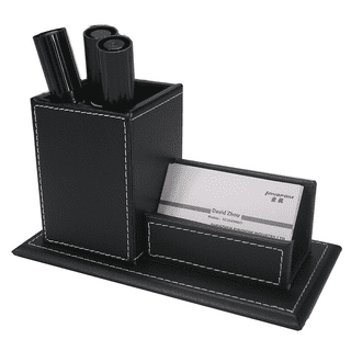 Engraved Crystal and Marble Pen Sets Customized Business Card Holders