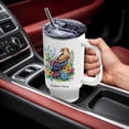 thumbnail image 5 of Personalized Harrier Lover 40oz Tumbler With Handle & Straw - Stainless Steel Mug With Lid - Custom Bird Gift for Women, Girls - Animal Lover Birthday Christmas Travel Coffee Cup, 5 of 6