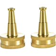 thumbnail image 1 of 2 Pack Sweeper Nozzle For Garden Hose, 2" Hose Jet Nozzle With 3/4-inch Hose Thread Inlet - JXLGV, 1 of 3