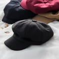 thumbnail image 4 of COCOpeaunt Trend Winter Hats for Women French Style Wool Bakers Boy Hat New Cool Women Baseball Cap Black Visor Hat Berets Autumn Hat, 4 of 6