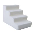 thumbnail image 2 of Escalera de alta densidad para mascotas, escalones equilibrados, antideslizante, rampa para gatos Blanco 4 Pasos, 2 of 9