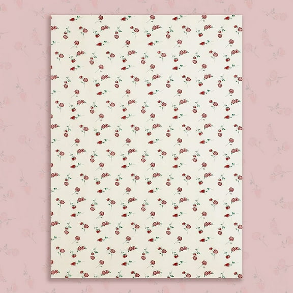 1set Waterproof Wrapping Paper Flower Bouquet Wrapping Craft Paper Wedding Party Decoration Rectangle Red 700x500mm 20pcs/set