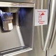thumbnail image 3 of LOLIPPYY Hot Water Safety Sign Adhesive Caution Sign For Indoor Outdoor Use Warning Indicator For To Prevent Scalding, 3 of 8