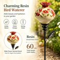 thumbnail image 3 of Vintage Hummingbird Feeder Garden Stake - Resin Outdoor Bird Feeder for Patio Balcony Yard, Weather Resistant Decor for Borders and Large Planters, 3 of 8