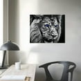 thumbnail image 3 of COMIO Animal Lion Canvas Wall Art Motivational Inspirational Quotes Picture Canvas Prints with Frame, Wall Art Decorative,Inspirational Quotes Canvas wall art paintings is Waterproof, 3 of 4