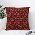 thumbnail image 4 of Yiaed Tomatoes And Chili Print Pillow Covers Super Soft Decorative Square Throw Pillow Covers Case Cushion Covers for Sofa Couch Bedroom Car Decor（No pillow core）-26"x26", 4 of 7
