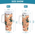 thumbnail image 6 of Yayeee 30oz Double-Wall Insulated Stainless Steel Tumbler with Handle Bottle, Christmas Santa, 6 of 8
