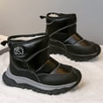 thumbnail image 7 of Quealent Winter Snow Boots for Boy and Girl Outdoor Waterproof with Furry Lined(Toddler/Little Kids) Black for Size 13, 7 of 7