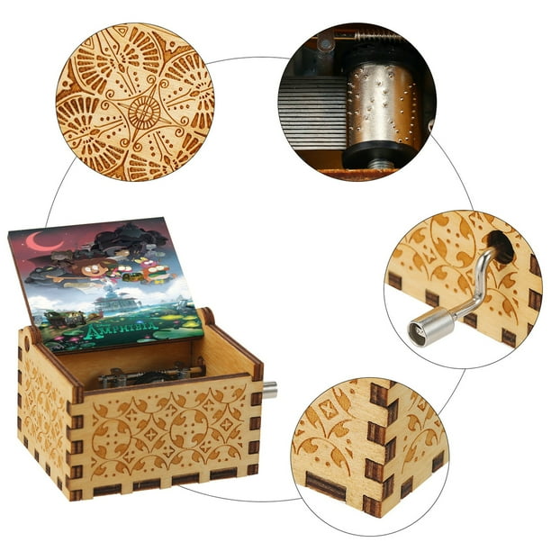 Amphibia Wooden Music Box. - Walmart Business Supplies