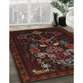 thumbnail image 3 of Ahgly Company Machine Washable Indoor Rectangle Traditional Dark Brown Area Rugs, 7' x 9', 3 of 7