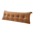 thumbnail image 2 of BKER Luxurious Cushions Rabbit Fleece Backrest Cushions Headboard Window Seat And Sofa Embroidered Tufted Design Filling, 2 of 5