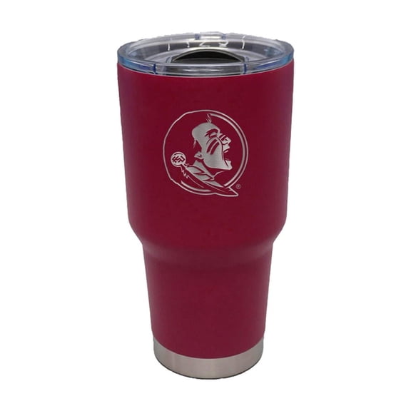 NCAA Florida State Seminoles 30 ounce Stainless Steel Tumbler in Team Color with Team Logo
