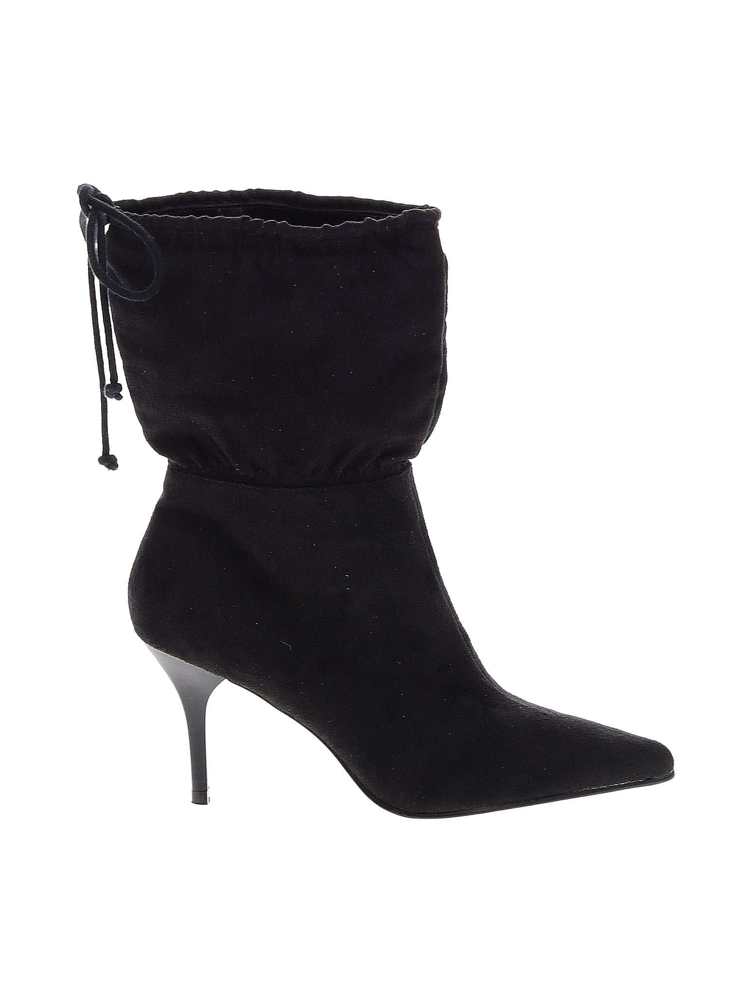 fioni black booties