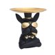 thumbnail image 1 of DQrwqpou Figuritas Arte Bulldog Con Caja Almacenamiento Resina Palé para Oficina (negro), 1 of 9
