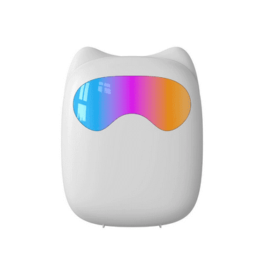 Mini Sticker Printer, Pocket Sticker Printer with 6 Color Lighting Modes, Bluetooth Thermal Printer with 13 Rolls Paper Compatible with Android & iOS for Journal, Memo, Photo, DIY, Gifts