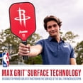 thumbnail image 4 of Franklin Sports NBA Houston Rockets Pickleball Paddle - Official NBA Team Pickleball Paddles - USAP (USAPA) Approved Premium Quality Pickleball Paddles - Authentic Team Logos + Colors, 4 of 12